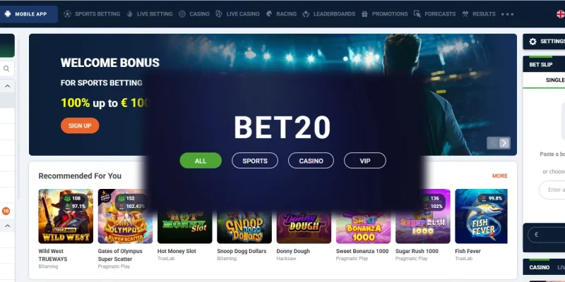 BET20 Casino